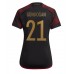 Cheap Germany Ilkay Gundogan #21 Away Football Shirt Women World Cup 2022 Short Sleeve